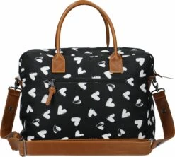 Kidzroom Black And White Luiertas - Zwart - Ophanglussen Kinderwagen - Verschoonmatje - Verstelbare Schouderband -Aanbiedingen BIBS Winkel 1200x1080 17