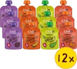 Ella's Kitchen 12 Stuks Knijpzakjes Pakket