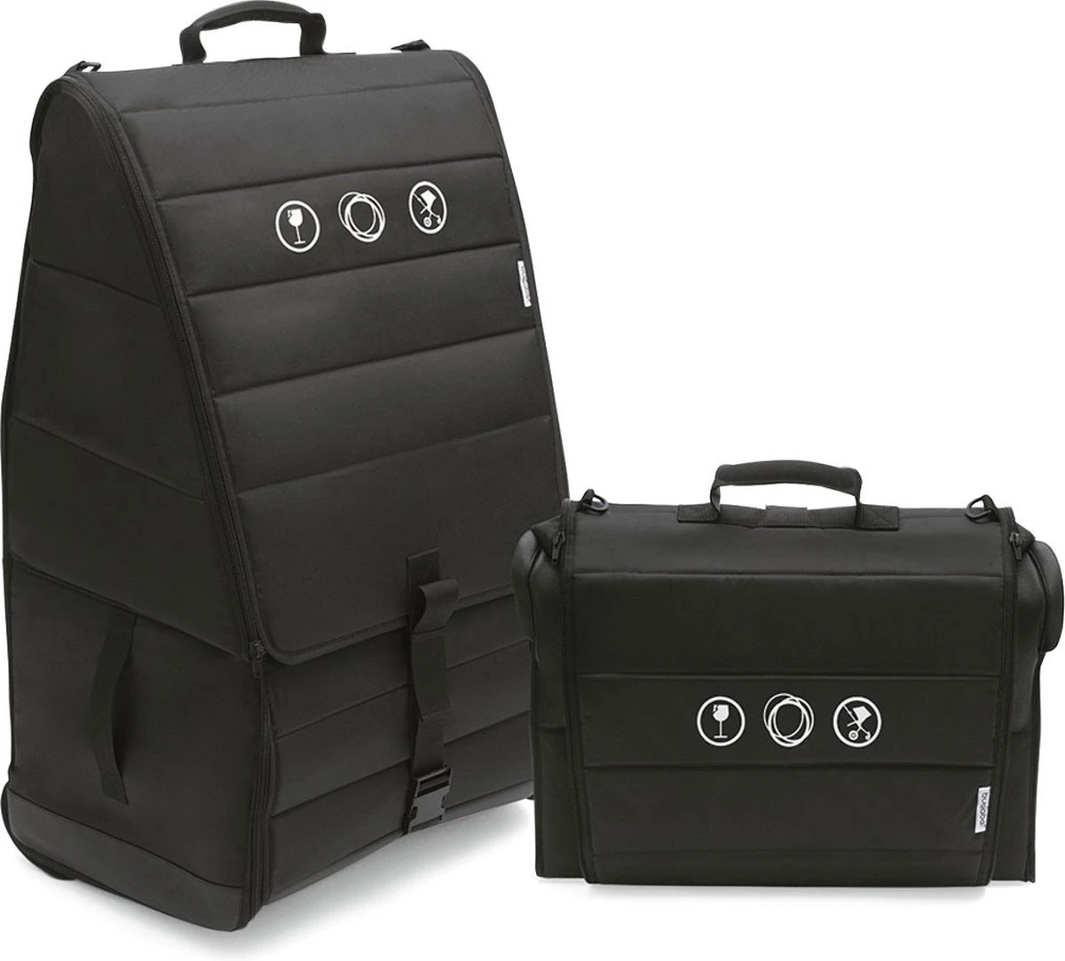 Bugaboo Comfort Transporttas - Zwart / Rood 3 Bugaboo Comfort Transporttas - Zwart / Rood - Afbeelding 3