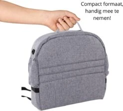 Campingbedje - Camping Bed - Compact Camping Bedje - Baby Nestje - Inclusief Klamboe - Baby Tentje - Grijs - Luxe Campingbedje -Aanbiedingen BIBS Winkel 1200x1084 10