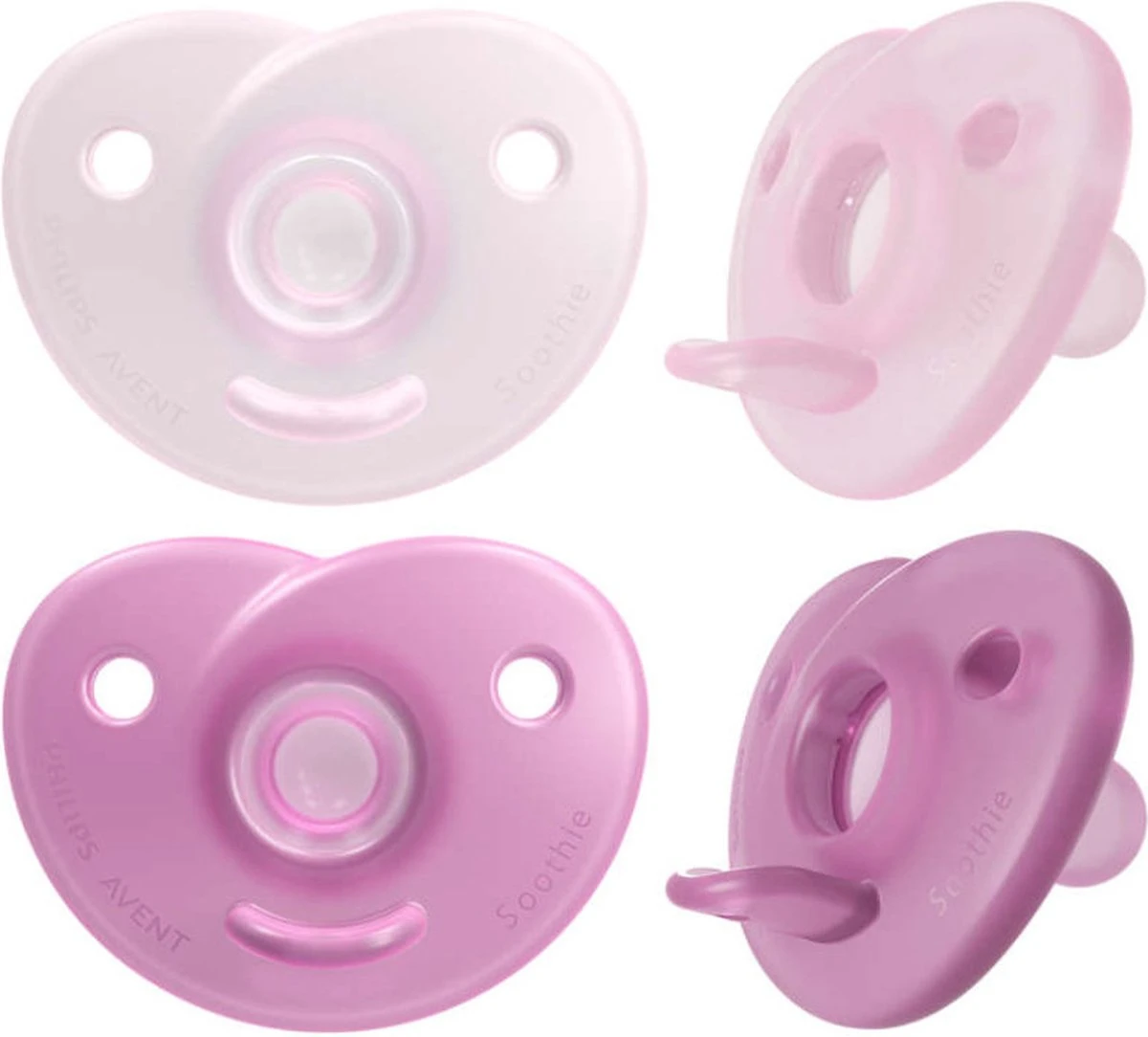 Philips Avent - Soothie Fopspeen - 0/6 Maanden - 2 Stuks - SCF099/20 1 Philips Avent - Soothie Fopspeen - 0/6 Maanden - 2 Stuks - SCF099/20