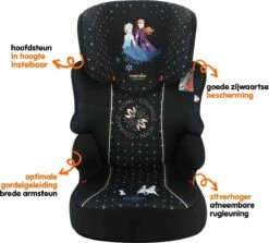 Disney - Befix Frozen Courage - Autostoel Groep 2 En 3 - 15 Tot 36 Kg - Zwart -Aanbiedingen BIBS Winkel 1200x1084 6