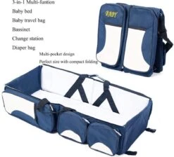 Merkloos Decopatent® Baby Bed - Luiertas - Reisbedje Voor Baby’s En Kleuters - Opvouwbare Reiswieg - Reisbed Met Matras - Reistas - Blauw 9 Merkloos Decopatent® Baby Bed - Luiertas - Reisbedje Voor Baby’s En Kleuters - Opvouwbare Reiswieg - Reisbed Met Matras - Reistas - Blauw -Aanbiedingen BIBS Winkel 1200x1086 16