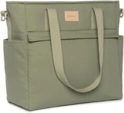 Nobodinoz Baby On The Go Luiertas Olive Green -Aanbiedingen BIBS Winkel 1200x1087 2