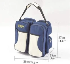 Merkloos Decopatent® Baby Bed - Luiertas - Reisbedje Voor Baby’s En Kleuters - Opvouwbare Reiswieg - Reisbed Met Matras - Reistas - Blauw 10 Merkloos Decopatent® Baby Bed - Luiertas - Reisbedje Voor Baby’s En Kleuters - Opvouwbare Reiswieg - Reisbed Met Matras - Reistas - Blauw -Aanbiedingen BIBS Winkel 1200x1087 3