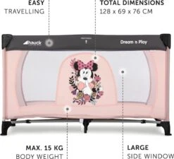 Hauck Dream'n Play Campingbedje - Minnie Sweetheart 30 Hauck Dream'n Play Campingbedje - Minnie Sweetheart -Aanbiedingen BIBS Winkel 1200x1093 11