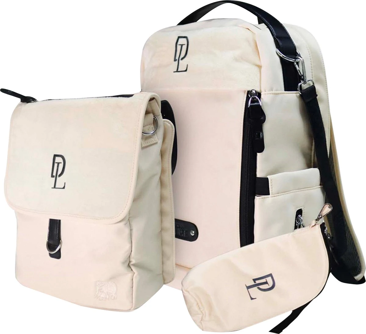 Deryan Luiertas Rugzak Met Verschoonmatje - Inclusief Flessenwarmhouder - Kinderwagenhaken En Isoleervak - Cream 8 Deryan Luiertas Rugzak Met Verschoonmatje - Inclusief Flessenwarmhouder - Kinderwagenhaken En Isoleervak - Cream - Afbeelding 8