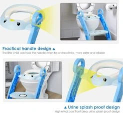 Buxibo Kinder WC Met Opstapje - WC Bril Kind - Kinderzitting WC - Toilet Verkleiner - Toilettrainer - Blauw -Aanbiedingen BIBS Winkel 1200x1097 1