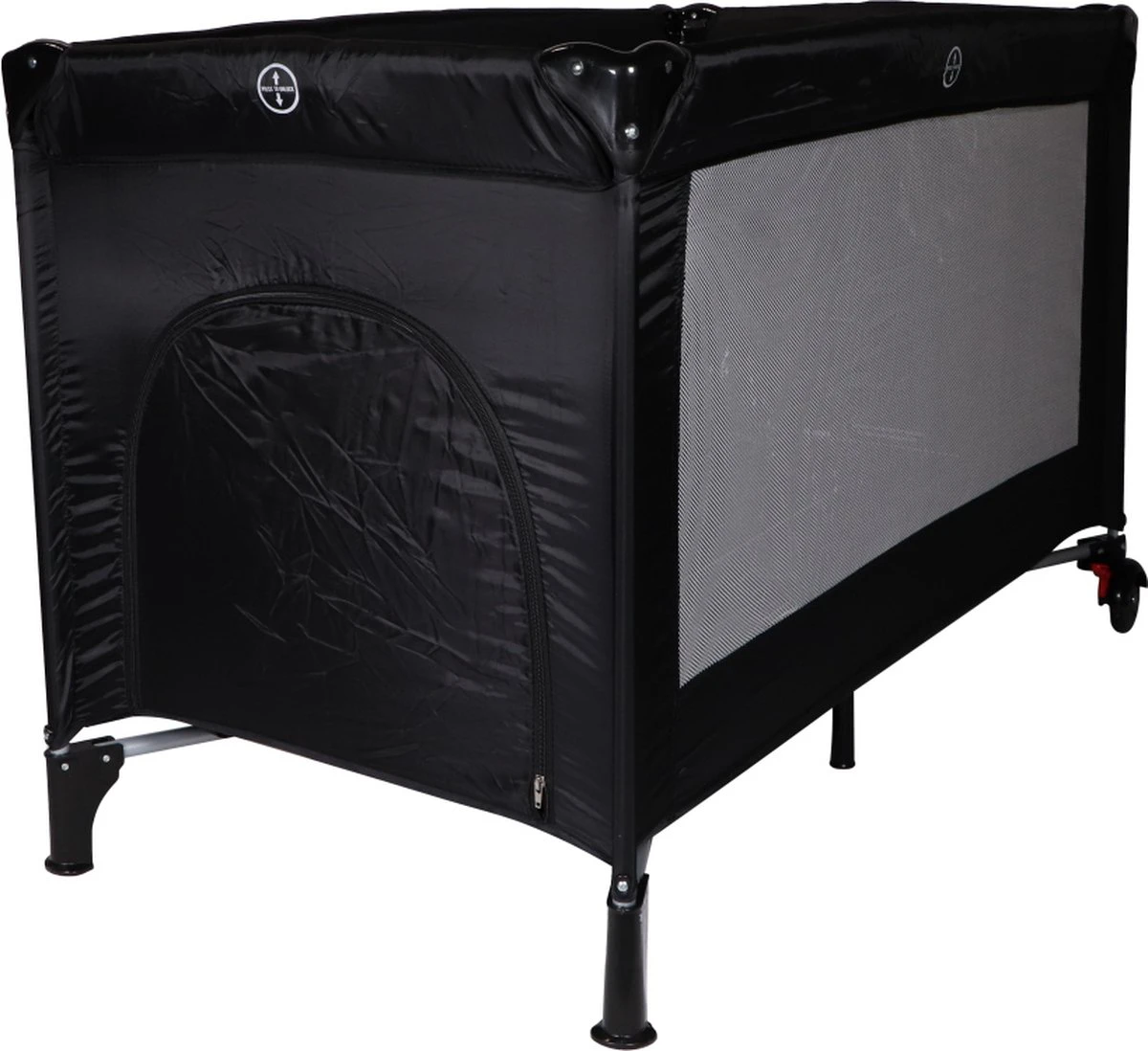 Ding Deluxe Black Campingbedje Incl. Bodemverhoger 13 Ding Deluxe Black Campingbedje Incl. Bodemverhoger - Afbeelding 13