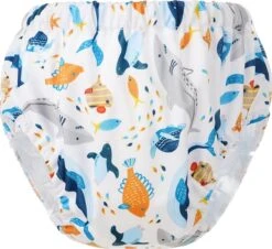 HappyBear - Oefenbroekje Zeedieren | 2-4 Jaar - Onesize - Zindelijkheidstraining - Potjestraining