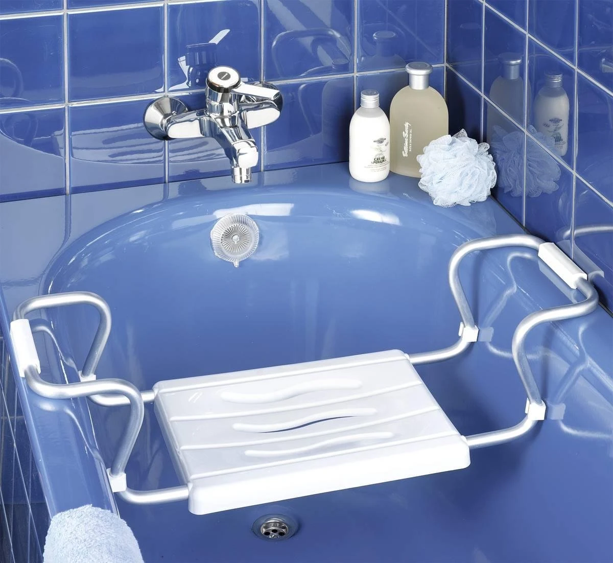 Wenko Badzitje Secura Wit Uitschuifbaar Tot 150kg 1 Wenko Badzitje Secura Wit Uitschuifbaar Tot 150kg