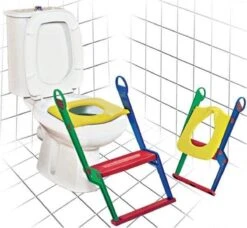 Motek® - WC Verkleiner - Wc Verkleiner Met Trapje - Toiletverkleiner - Toilettrainer - Wc Verkleiner Opvouwbaar - 2 Tot 7 Jaar - Trainer Met Opstapje -Aanbiedingen BIBS Winkel 1200x1107 6
