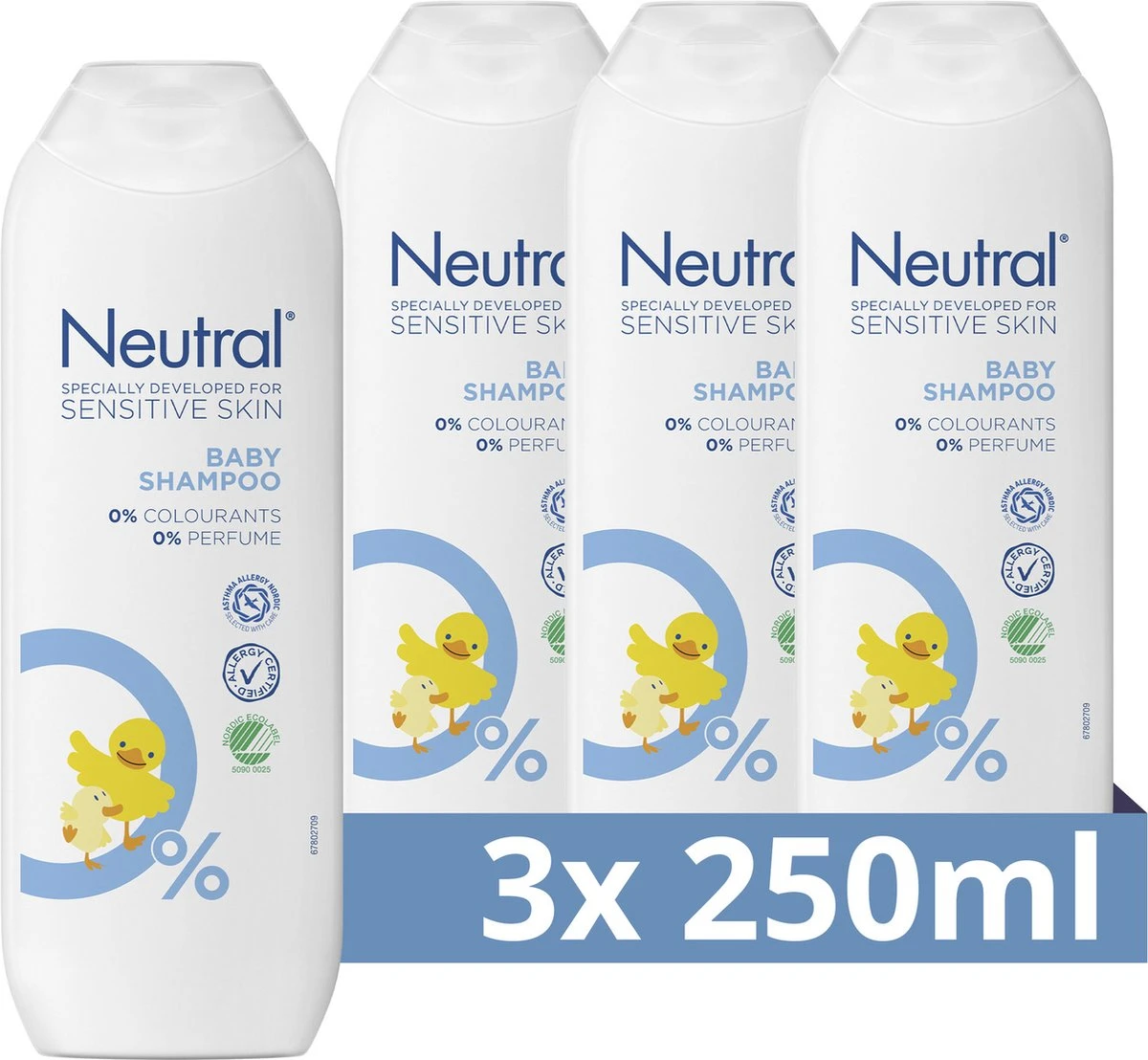 Neutral 0% Baby Shampoo Parfumvrij - 750 Ml - Voordeelverpakking 1 Neutral 0% Baby Shampoo Parfumvrij - 750 Ml - Voordeelverpakking