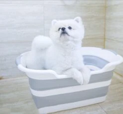 Merkloos Baby Badje Opvouwbaar - Multifunctioneel - Wasmand - Opbergmand - Speelgoed Opslag - Babybadje -Aanbiedingen BIBS Winkel 1200x1108 5