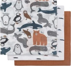 Jollein Hydrofiel Multidoek Meadow 70x70cm - Rosewood - 3 Stuks -Aanbiedingen BIBS Winkel 1200x1113 5