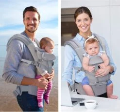 Deryan Meinkind Draagzak - Buikdrager 4-in-1 Antraciet/Grijs -Aanbiedingen BIBS Winkel 1200x1117 12