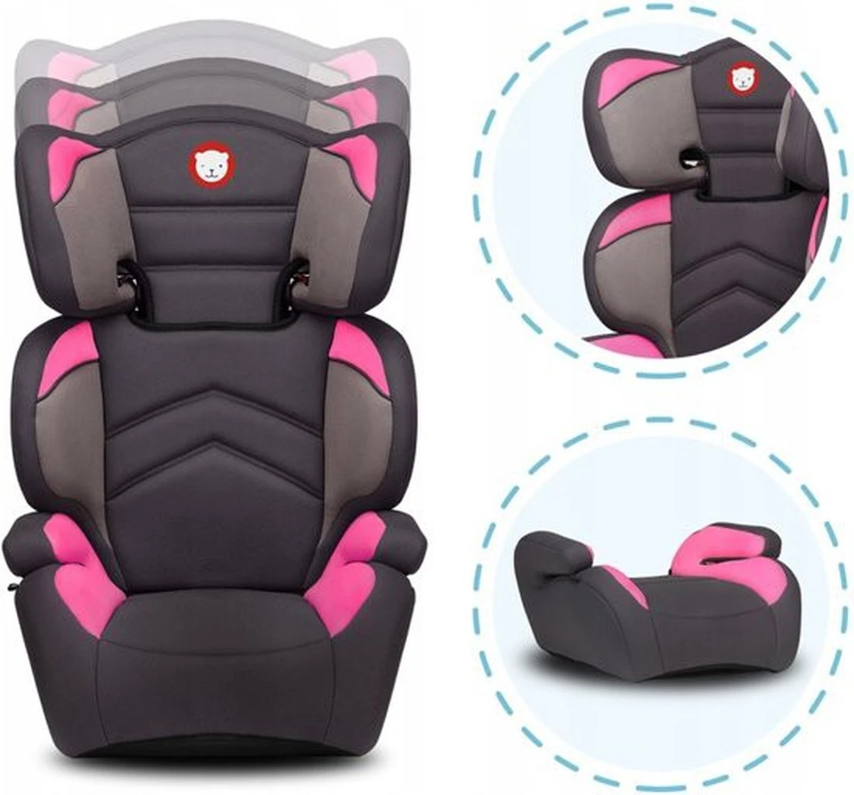 Lionelo Lars - Autostoeltje - ImpactGuard - Extra Spons - Tot 36kg 1 Lionelo Lars - Autostoeltje - ImpactGuard - Extra Spons - Tot 36kg