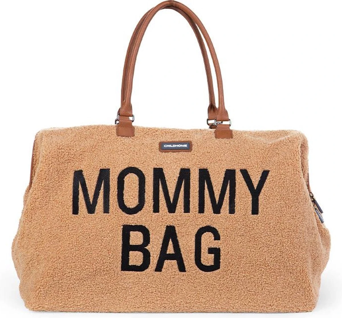 Childhome Mommy Bag Groot - Teddy - Beige 1 Childhome Mommy Bag Groot - Teddy - Beige