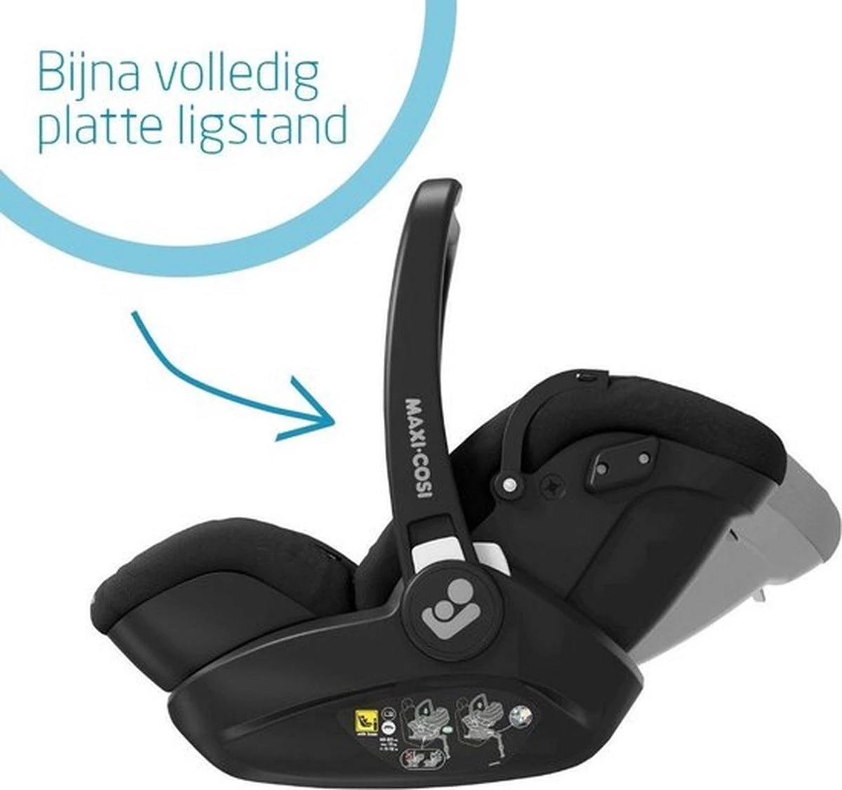 Maxi-Cosi Marble I-Size Autostoeltje Inclusief Base - Essential Black 11 Maxi-Cosi Marble I-Size Autostoeltje Inclusief Base - Essential Black - Afbeelding 11