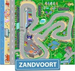 Speelkleed Circuit Van Zandvoort City-Play - Autokleed - Verkeerskleed - Speelmat Zandvoort - Vloerkleed Baby - Vloerkleed Kinderkamer - Formule 1 Max Zandvoort -Aanbiedingen BIBS Winkel 1200x1125 7