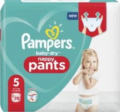Pampers® Pampers Baby Dry Pants Maat 5 - 28 Luierbroekjes 23 Pampers® Pampers Baby Dry Pants Maat 5 - 28 Luierbroekjes -Aanbiedingen BIBS Winkel 1200x1126