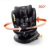 Autostoel Babyauto Rodia 360° Met Isofix - Groep 0+/1/2/3 Zwart (0-36kg)