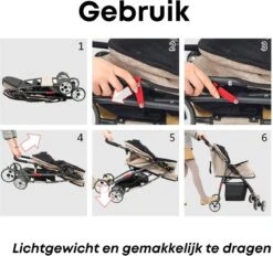 Merkloos Homezie Hondenbuggy | Huisdieren Tot 15 Kg | 4-wieler | Hondenbuggy Inklapbare | Katten Buggy | Buggy | Huisdieren Buggy 8 Merkloos Homezie Hondenbuggy | Huisdieren Tot 15 Kg | 4-wieler | Hondenbuggy Inklapbare | Katten Buggy | Buggy | Huisdieren Buggy -Aanbiedingen BIBS Winkel 1200x1127 17