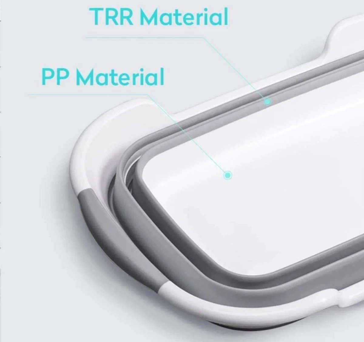 ON Home | Opvouwbaar Babybadje | Opvouwbaar Bad | Grijs 3 ON Home | Opvouwbaar Babybadje | Opvouwbaar Bad | Grijs - Afbeelding 3