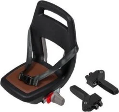 Qibbel 6+ Junior Fietsstoeltje Achter - Zwart Met Bruin Kussentje -Aanbiedingen BIBS Winkel 1200x1128 4