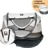 Deryan Shane Luxe 2023 Campingbedje - Baby Tent - Anti-UV 50+ - Peuterbed - Silver
