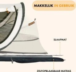 Deryan Peuter Luxe Campingbedje – Inclusief Zelfopblaasbare Matras - Cream 23 Deryan Peuter Luxe Campingbedje – Inclusief Zelfopblaasbare Matras - Cream -Aanbiedingen BIBS Winkel 1200x1132 14