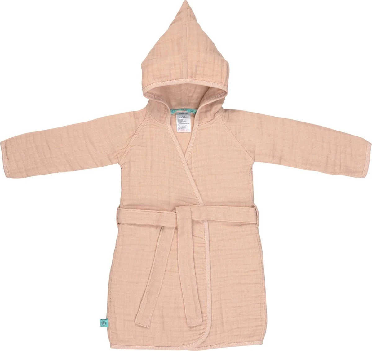 Lässig - Badjas - Mousseline - Lichtroze - Maat 92-98cm 1 Lässig - Badjas - Mousseline - Lichtroze - Maat 92-98cm