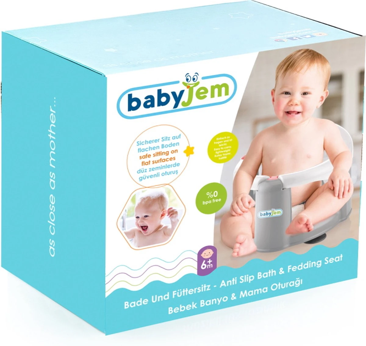 Babyjem Easy Rood Anti-slip Badring 751 5 Babyjem Easy Rood Anti-slip Badring 751 - Afbeelding 5