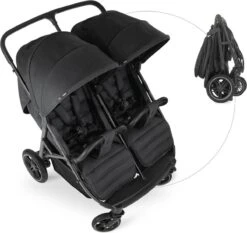 Hauck Uptown Duo Melange Broertje/zusje Kinderwagen Black -Aanbiedingen BIBS Winkel 1200x1134 16