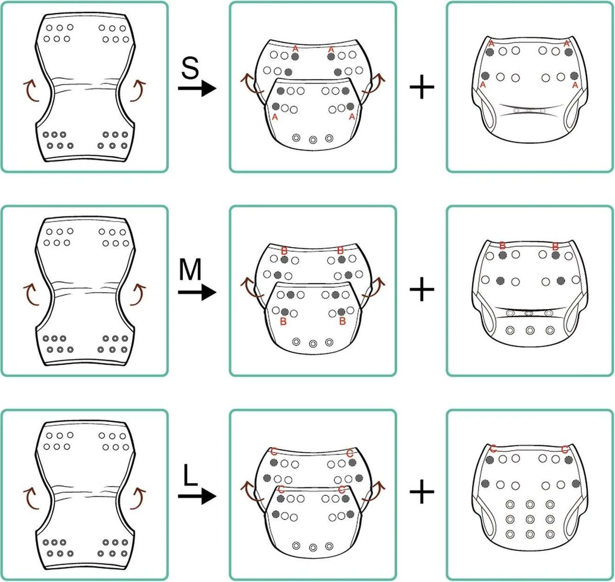 Zwemluier Happy Turtles | 0-3 Jaar | One Size - In Maat Verstelbaar | Wasbare Zwemluier | Herbruikbaar | Kidzstore.eu 4 Zwemluier Happy Turtles | 0-3 Jaar | One Size - In Maat Verstelbaar | Wasbare Zwemluier | Herbruikbaar | Kidzstore.eu - Afbeelding 4