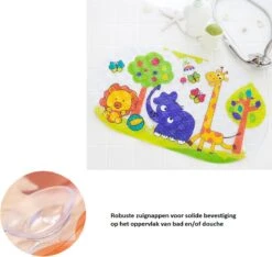 VinkToys® Badmatje - Antislip - Kinder Antislip Mat Bad / Douche - Voor Kinderen En Baby's - Mat Voor In Bad - Mat Voor In Douche - Douchemat Met Zuignappen - 69 X 39 Cm - Olifant -Aanbiedingen BIBS Winkel 1200x1138 7