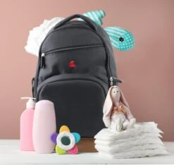 Stoere Luiertas - Rugzak - Inclusief Verschoningsmatje - Zwart -Aanbiedingen BIBS Winkel 1200x1138 8