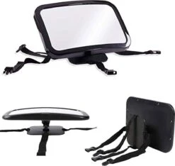 Merkloos Achterbank Spiegel Voor Baby & Kind - Auto Accessoires - Shatterproof - Zwarte A3 Verstelbare Monitor -Aanbiedingen BIBS Winkel 1200x1138 9