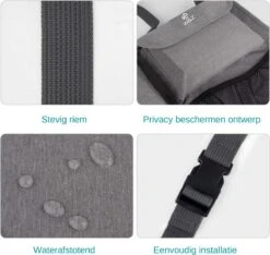 W&Z® Auto Organizer - Autostoel Organizer - Kofferbak Organizer - Grijs -Aanbiedingen BIBS Winkel 1200x1139 11