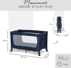 Hauck Dream N Play Plus Campingbedje - Navy 23 Hauck Dream N Play Plus Campingbedje - Navy -Aanbiedingen BIBS Winkel 1200x1139 16
