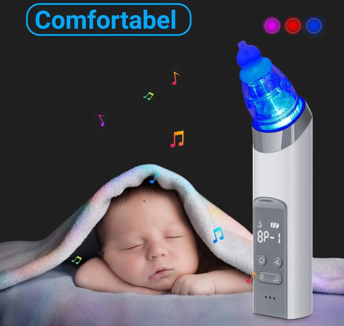 Merkloos Neusreininger Baby – Elektrische Neuszuiger – Neus Aspirator Met USB – Neuspeer & Blackhead Remover – Snotverwijderaar – Snoetenpoetser Peuter 7 Merkloos Neusreininger Baby – Elektrische Neuszuiger – Neus Aspirator Met USB – Neuspeer & Blackhead Remover – Snotverwijderaar – Snoetenpoetser Peuter - Afbeelding 7
