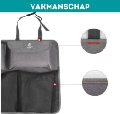 W&Z® Auto Organizer - Autostoel Organizer - Kofferbak Organizer - Grijs -Aanbiedingen BIBS Winkel 1200x1140 16