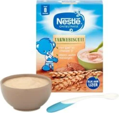 Nestlé Baby Cereals Tarwebiscuit - Baby Pap - Vanaf 8 Maanden - 9 Stuks - Totaal 45 Porties -Aanbiedingen BIBS Winkel 1200x1140 21