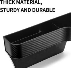 Autostoel Organizer Bijrijder Met Bekerhouder | Auto Opbergdoos Met Bekerhouder | Auto Organizer | Gap Filler Autostoel | Auto Gap Vuller | Organizer In Carbon Fiber Look | Auto Accessoires | Opbergen Auto Accessoires | -Aanbiedingen BIBS Winkel 1200x1142 13