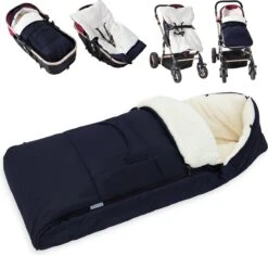 Monzana Voetenzak - Voor Kinderwagen Of Stoeltje - 93x56cm Donkerblauw -Aanbiedingen BIBS Winkel 1200x1142 21