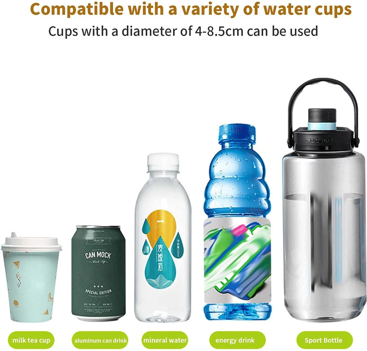 BOTC 2 In 1 Bekerhouders & Telefoonhouder - Cup Organizer Voor Kinderwagen, Fiets, Rolstoel, Walker - Zwart 10 BOTC 2 In 1 Bekerhouders & Telefoonhouder - Cup Organizer Voor Kinderwagen, Fiets, Rolstoel, Walker - Zwart - Afbeelding 10