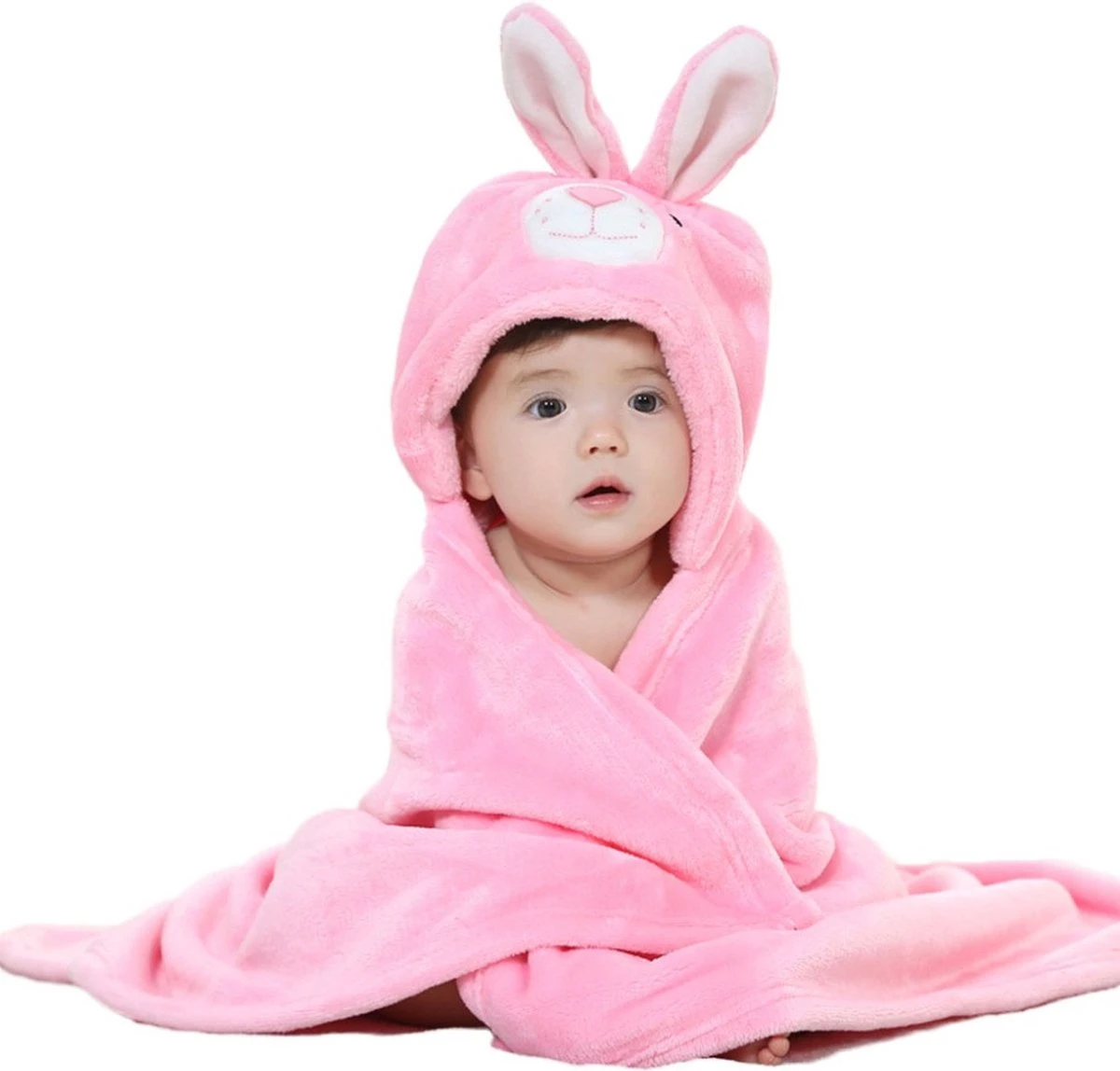 Multifunctionele Baby Fleecedeken Met Capuchon Konijn | Badcape Baby En Peuters | Deken Kinderen | Wikkeldeken | Dekentje Baby & Peuter 0-3 Jaar | Babydeken | Kraamcadeau | Babycape | Fleece Deken | Kraam | Maxi Cosi Deken | Dier | Roze| Meisje 1 Multifunctionele Baby Fleecedeken Met Capuchon Konijn | Badcape Baby En Peuters | Deken Kinderen | Wikkeldeken | Dekentje Baby & Peuter 0-3 Jaar | Babydeken | Kraamcadeau | Babycape | Fleece Deken | Kraam | Maxi Cosi Deken | Dier | Roze| Meisje