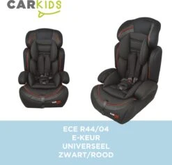 Carkids Verstelbaar Kinderautostoeltje Zwart En Rood | Kinderautostoel Groep 1-2-3 | Kinderen Van 9 Maanden-12 Jaar | 9-36 Kg -Aanbiedingen BIBS Winkel 1200x1150 12
