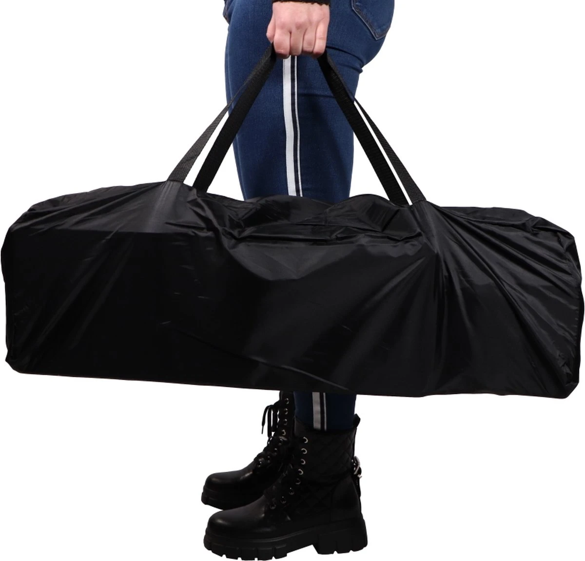 Ding Deluxe Black Campingbedje Incl. Bodemverhoger 10 Ding Deluxe Black Campingbedje Incl. Bodemverhoger - Afbeelding 10