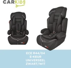 Carkids Verstelbaar Kinderautostoeltje Zwart En Wit | Kinderautostoel Groep 1-2-3 | Kinderen Van 9 Maanden-12 Jaar | 9-36 Kg -Aanbiedingen BIBS Winkel 1200x1152 20